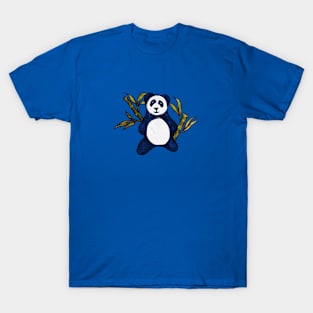 Blue Panda Bear T-Shirt